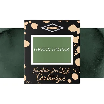 Diamine Inkoustové bombičky Diamine, 6 ks - Green Umber