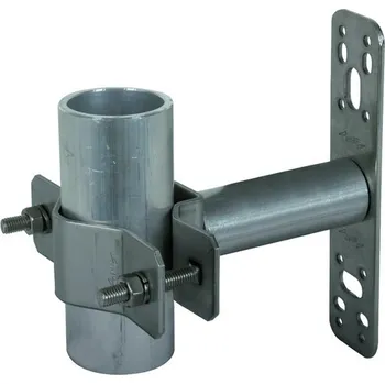 Hromosvod Nerezový držák pro kolmou montáž na stěnu s úchtem pro trubky d40-50mm