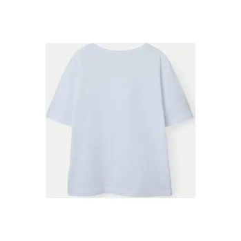 Pánské tričko NAME IT T-Shirt Vobbo 13238968 Bílá Loose Fit 122_128