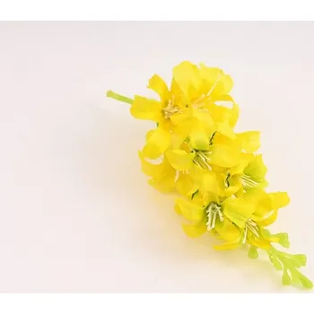 umělá květina Hyacint 18 cm, žlutá