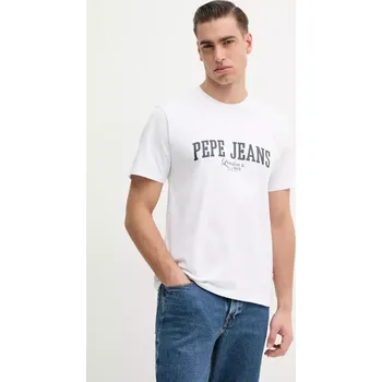 Pánské tričko Tričko Pepe Jeans DERRIL TEE PM509766 bílá 00X, vel. XXL