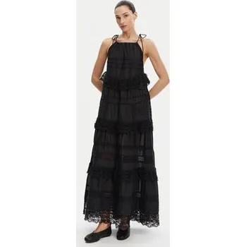 Dámské šaty Munthe Letní šaty Fuenta 251132225128 Černá Loose Fit 38