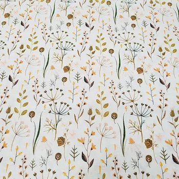 BYTEMA Dekorační látka LOUKA smetanová 140 cm