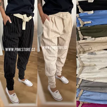 Dámské kalhoty Kalhoty TRENDYS Barva: Modrá