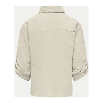 Kids ONLY Košile Thyra 15325764 Béžová Regular Fit 146