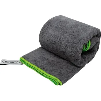 Ručník TravelSafe ručník Microfiber Terry Towel XL charcoal/lime green