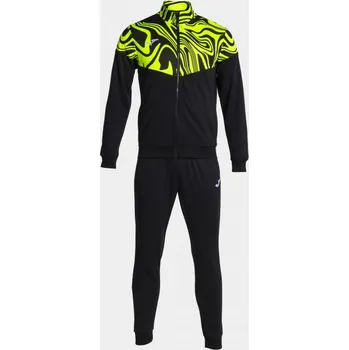 Tepláková souprava Joma Lion II neo žlutá/černá (4XS/128)