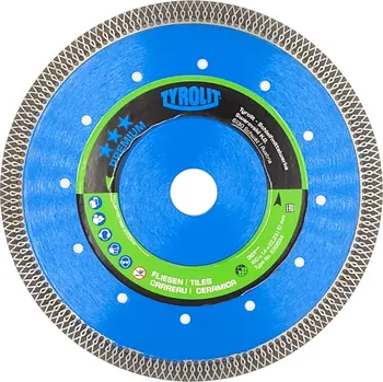Řezný kotouč Diamantový řezný kotouč na dlažbu, mramor DCT Premium 180x22,23x1,4x10mm Tyrolit