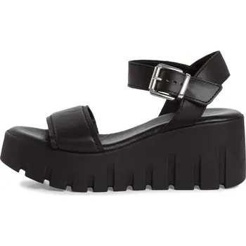 Dámská obuv Tamaris 1-28712-42-003 Dámské sandály na klínku černé 41