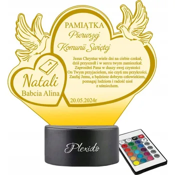 Lampička Noční lampa Plexido vícebarevná