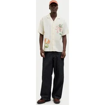 Pánská košile Jack & Jones Košile Luke 12271108 Écru Relaxed Fit M