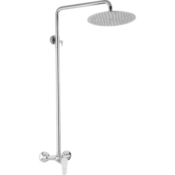 Vodovodní baterie JB Sanitary Sprchová sestava s baterií TIRA s horním vývodem, průměr 30cm SD 61 000 00 4