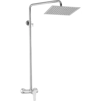 Vodovodní baterie JB Sanitary Sprchová sestava s baterií MIRAM s horním vývodem, 30x30cm SM 61 000 00 2