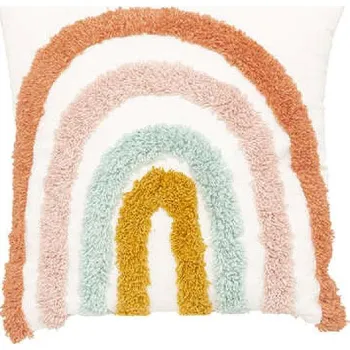 Polštář TEXTILOMANIE Dětský dekorační polštářek Rainbow 38 × 38 cm