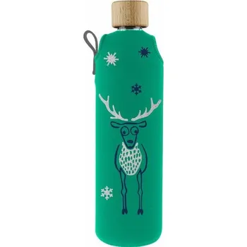 Láhev Drinkit skleněná lahev 330ml jelen