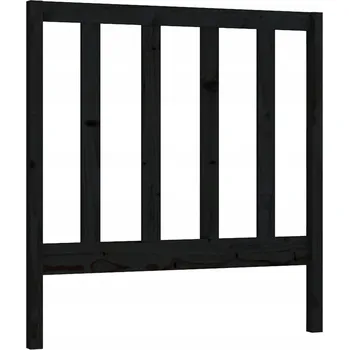 Dřevěné čelo 81x4x100 cm, černé