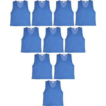 10x rozlišovací dres ( rozlišovák ) modrá (164)