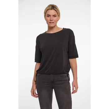 Rino & Pelle Rino&Pelle dámské halenkové triko z modalu Ell černé Velikost: M