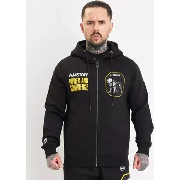 Pánská mikina Amstaff Pánská Mikina Solinor Zip Black