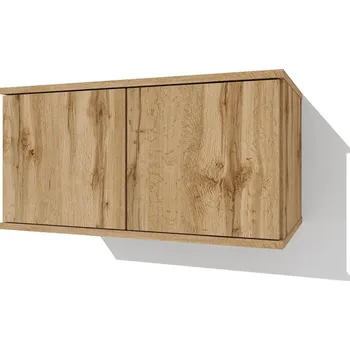 police Nabytekmorava Závěsná police s dvířky Alfa 202 barva lamina: Dub Wotan