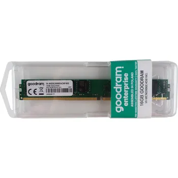 Operační paměť Paměť RAM 1x 16GB GoodRAM ECC UNBUFFERED DDR4 2Rx8 2666MHz PC4-21300 UDIMM | W-MEM2666E4D816G