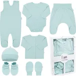 New Baby 7-dílná kojenecká soupravička do porodnice I AM modrá Vel. 56