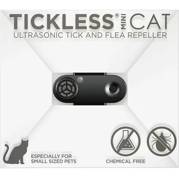 Repelent Tickless ultrazvukový odpuzovač klíšťat Mini Cat black