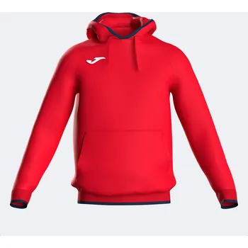 Pánská mikina Mikina s kapucí Joma Combi Premium červená/tmavě modrá (3XL)