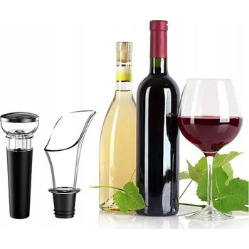 Příslušenství k vínu Zátka KORKOVÁ VÝVĚVA PRO LAHVE + NÁLEVKA sada