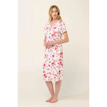 Dámské noční prádlo Vamp Letní noční košile s potiskem 22063
