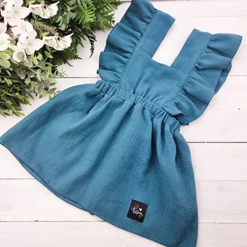 Dívčí šaty Kulišárny Mušelínové LACLOVÉ šaty SMARAGD VELIKOST: 122/128(7r)