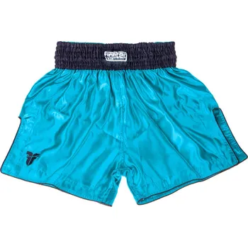 Pánské kalhoty Thai trenky Fighter Bangkok Plain - modrá/černá, FP03 M