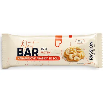 Passion nutrition Passion Oat bar Karamelové arašídy se solí 60g