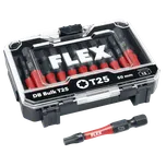 FLEX DB Bulk T25-50mm VE15, Sada bitů 15ks