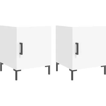 Noční stolek Noční stolek bílý 40x40x50 cm