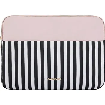 pouzdro na notebook Bagsmart pouzdro na notebook Zebra Laptop Sleeve Briefcase 13.3 pink