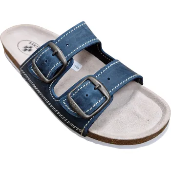 Dámská móda Pánské korkové pantofle Santé D/22N/82/BP TONIO Tmavě modré Velikost: 42 (8)