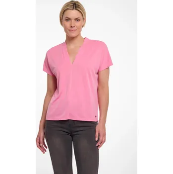 Rino & Pelle Rino&Pelle dámské halenkové triko s příměsí modalu Kallie růžové Velikost: M