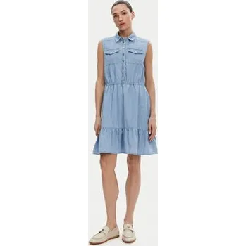 Dámské šaty Gaudi Džínové šaty 511BD16002 Modrá Regular Fit M