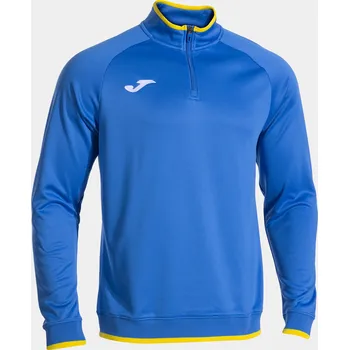 Pánská mikina Mikina Joma Combi Premium modrá/žlutá (S)