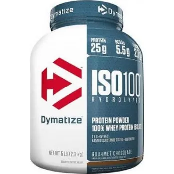 Protein Dymatize Iso 100 Hydrolyzed Whey Protein Isolate 2264 g - banán + Sleva 3 % pro registrované