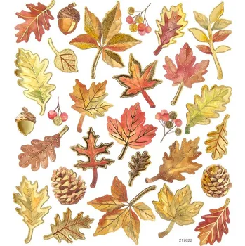 samolepka DP Craft Samolepky podzimní listy 28ks