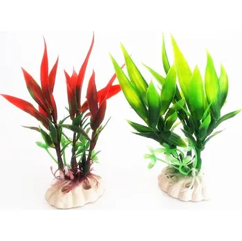 Dekorace do akvária Rostlina plastová - Bambus 10 cm