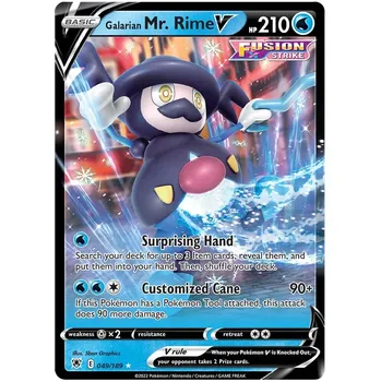 Sběratelská karetní hra Pokémon TCG Galarian Mr. Rime V 049/189