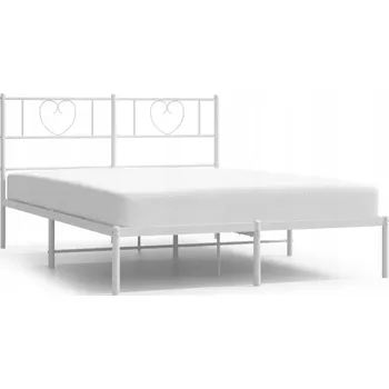 Postel Kovová postel Zakito Home 140x200 bílá