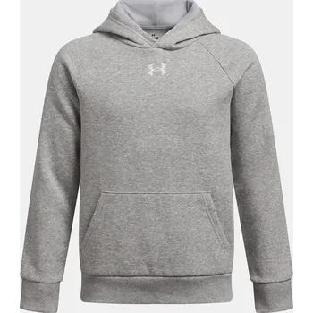 Chlapecká mikina Chlapecká mikina Under Armour UA Rival Fleece Hoodie 1379792-013 Šedá YMD