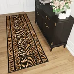 Běhoun na míru Atlas - tygrovaný 1 - černý Rozměr koberce: 100 cm