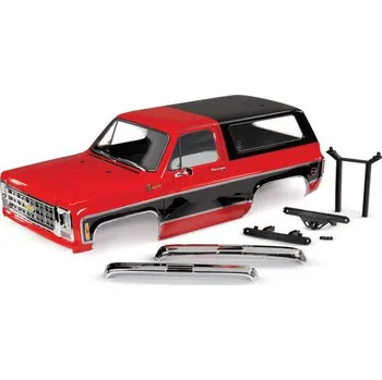 RC náhradní díl Traxxas Traxxas karosérie Chevrolet Blazer 1979 červená (pro #8072X)