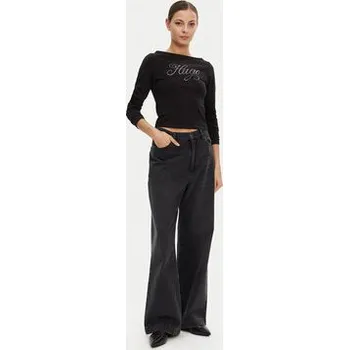 Dámská halenka HUGO Halenka 50537227 Černá Slim Fit XS