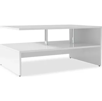 Konferenční stolek Konferenční stolek moderní 90x59x42 cm, bílý